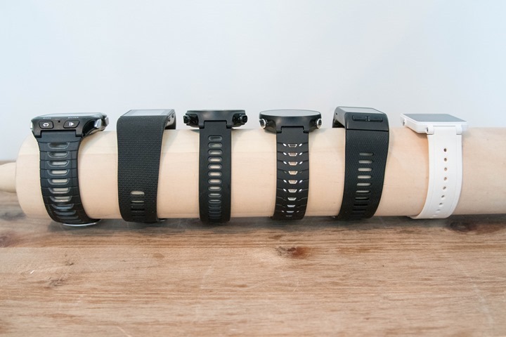 Garmin Vivoactive Hr In Depth Review Dc Rainmaker In Fact To Demonstrate This I Put These Four Watches A Row Vivoactive Original Fr735 Hr Fr920xt