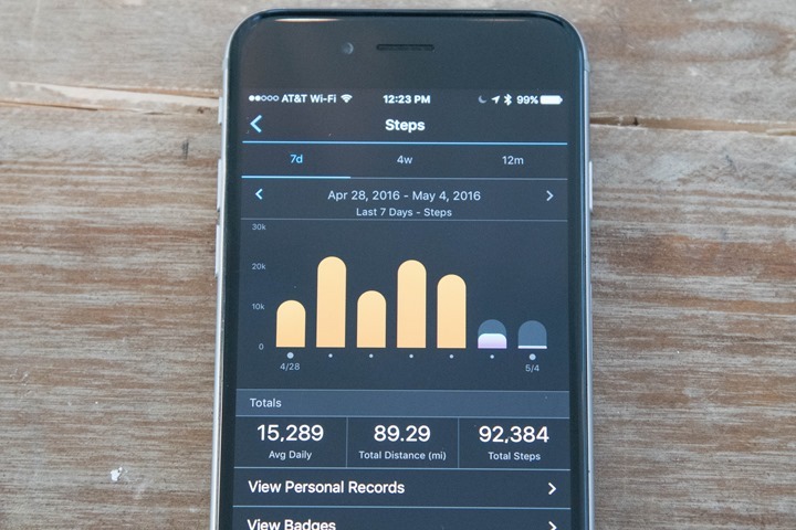 garmin vivomove dimensions
