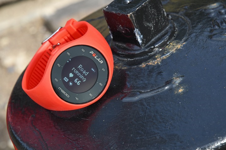 polar m200 interval training