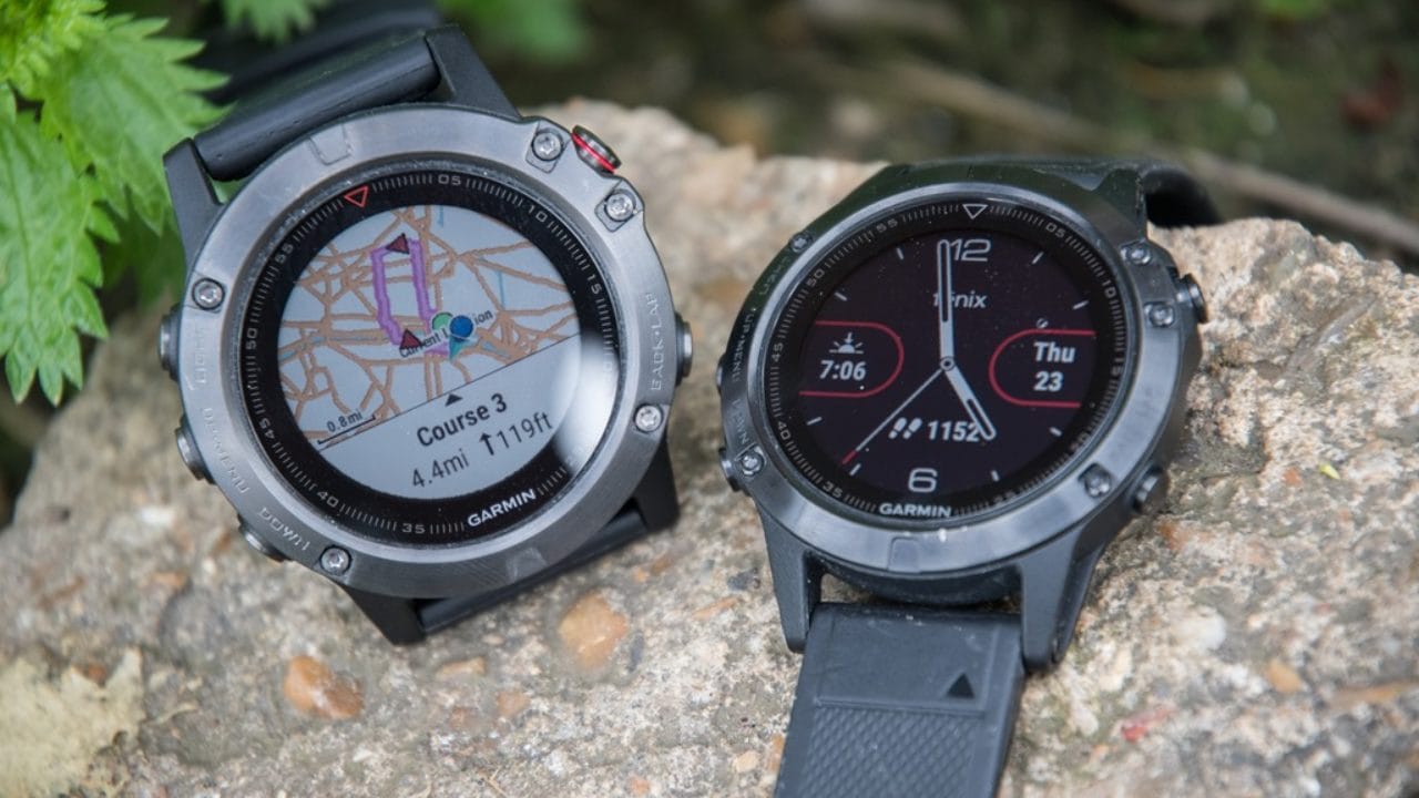 garmin fenix 5 menu button