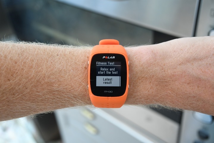 Polar-M430-Fitness-Test