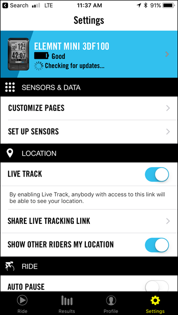 Wahoo-MINI-Live-Tracking