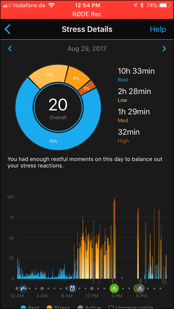 garmin vivoactive not counting steps
