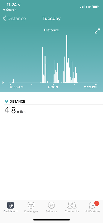 Fitbit-Versa-Abstand-Metrisch