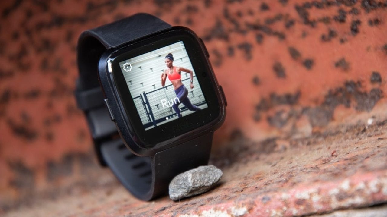 fitbit versa biking