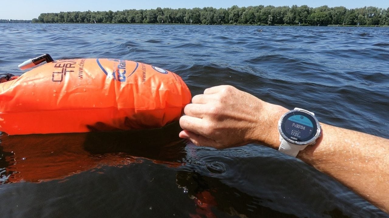 garmin fenix 5 plus open water swimming