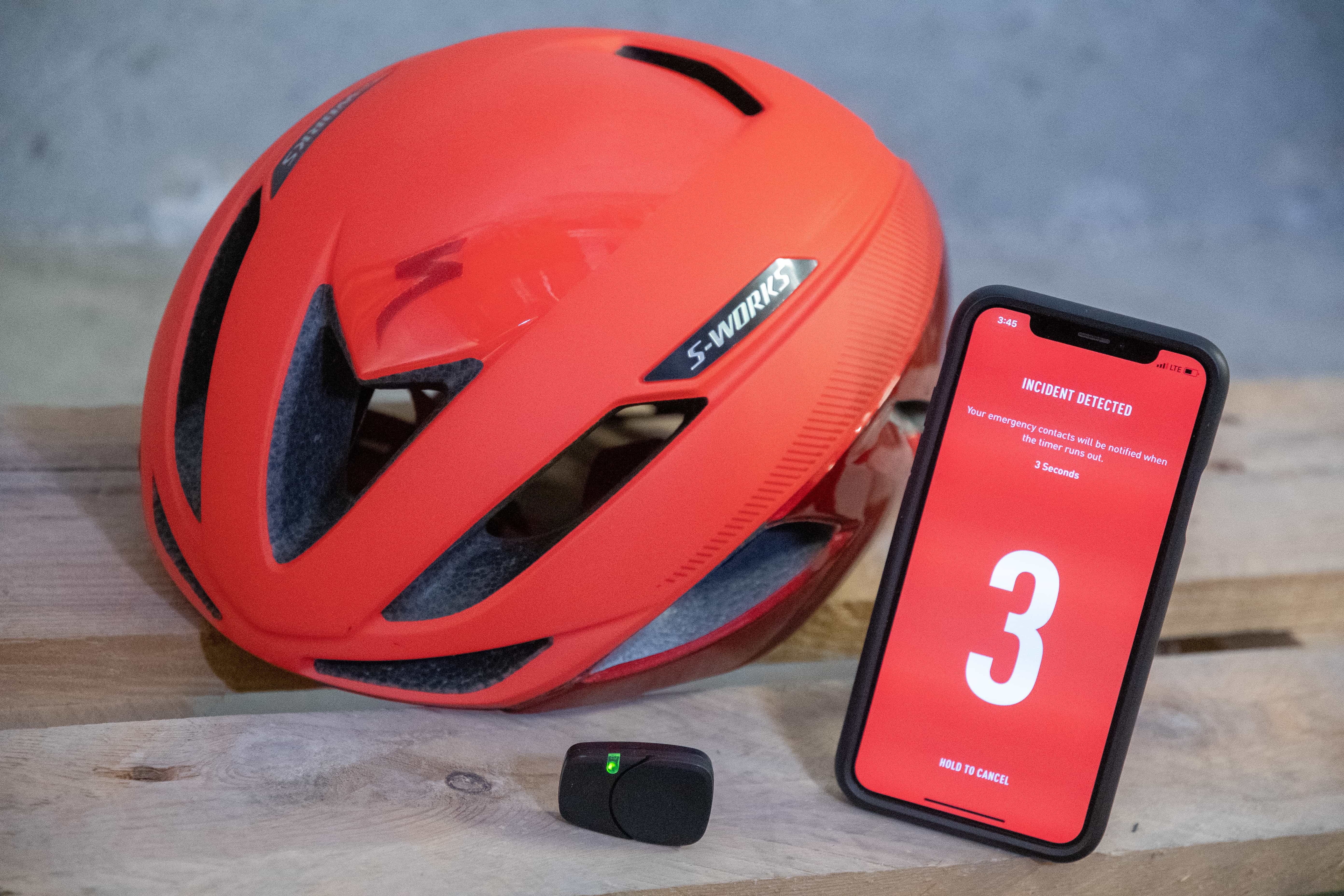 specialized helmet sensor