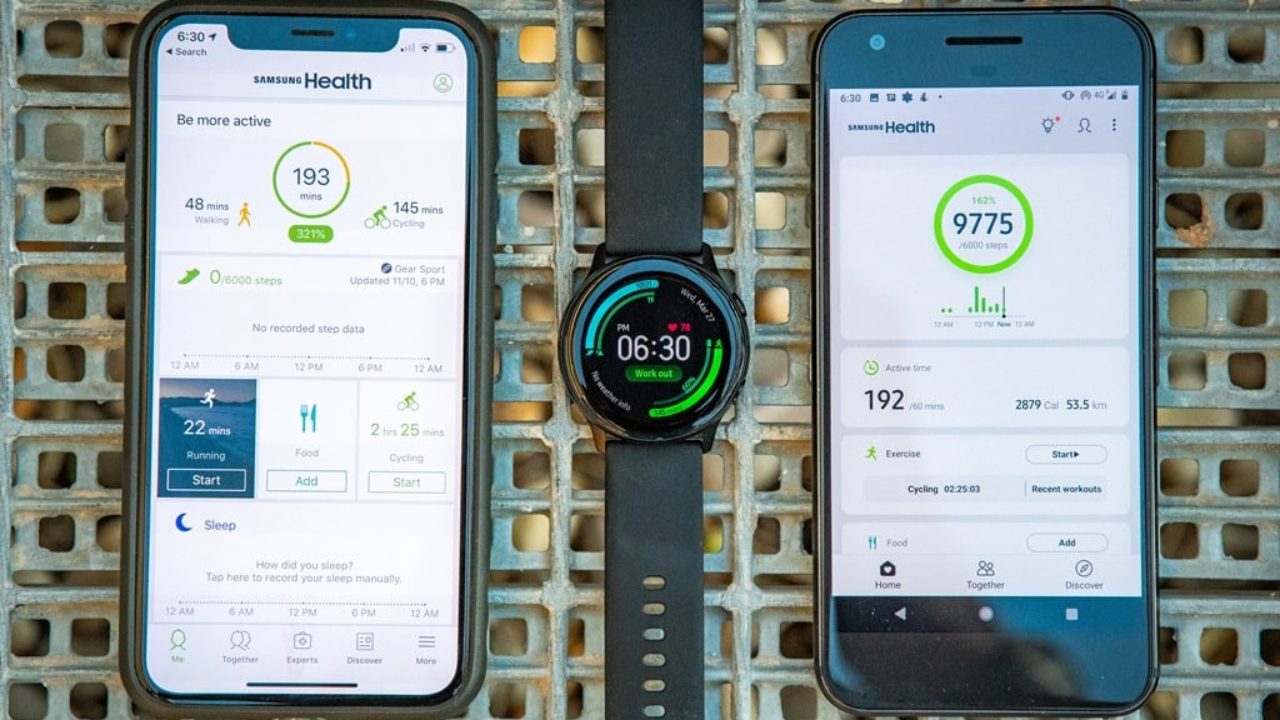fitbit vs samsung health app