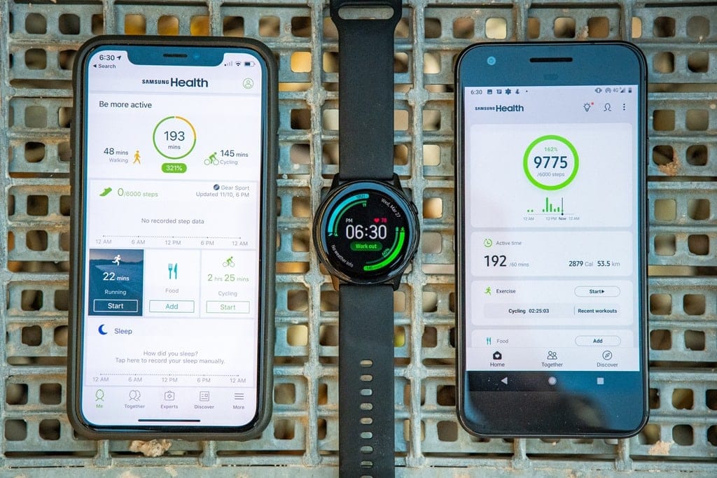 samsung gear health app