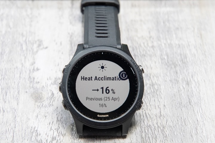 Garmin-FR945-Heat-Acclimation