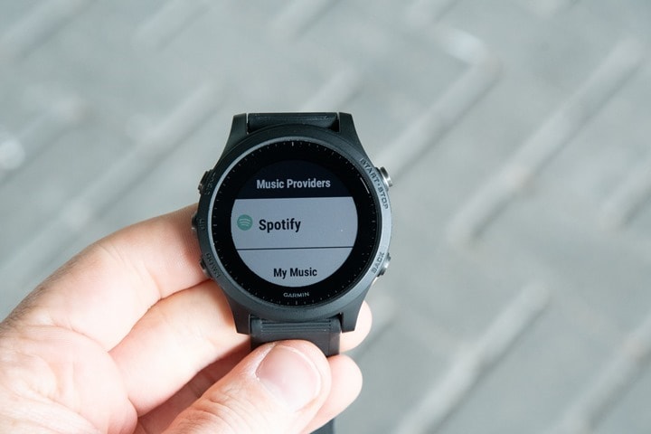 Garmin-FR945-Spotify-Provider