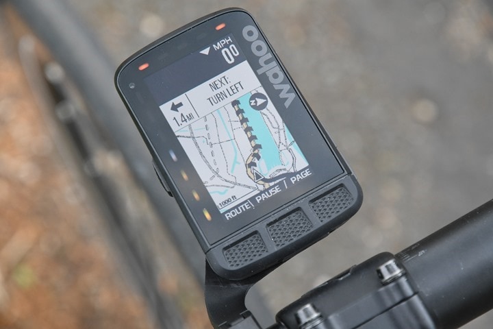 strava routes wahoo elemnt bolt