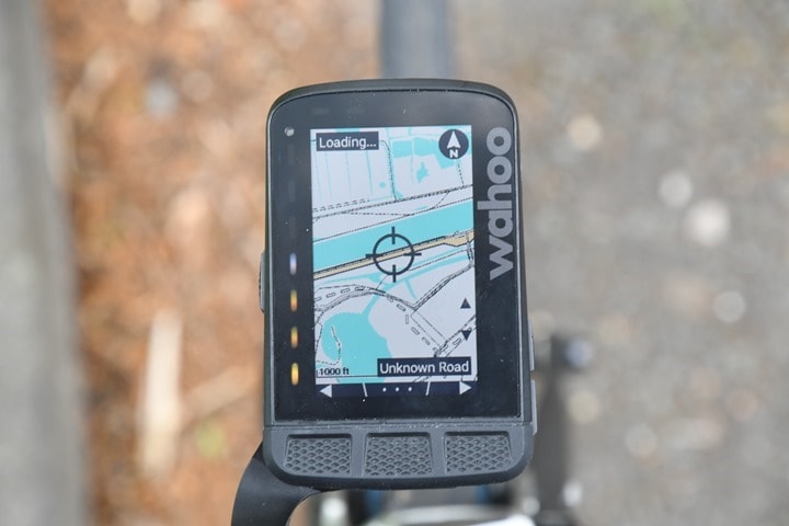 wahoo elemnt color screen