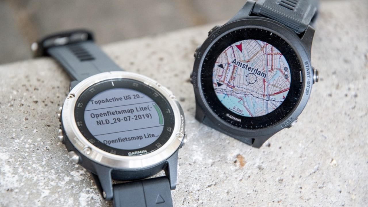 gps watch with map display