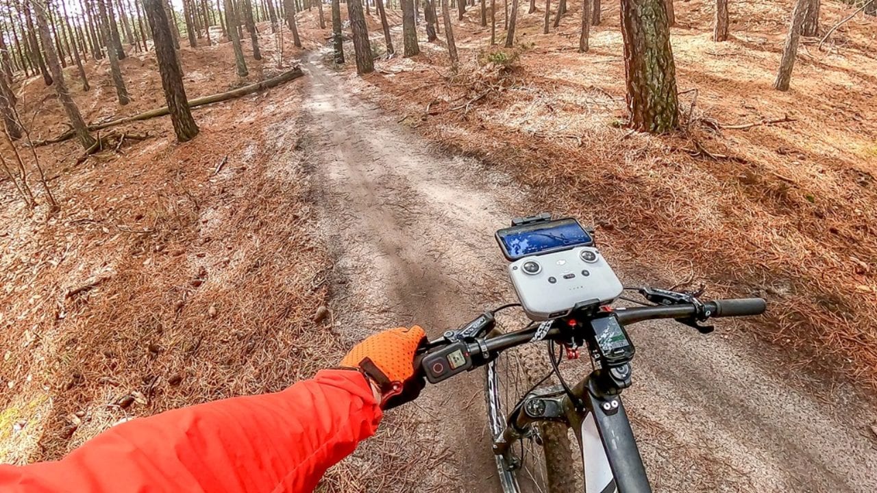 Drone Remote Control Bike Bracket for DJI Mavic Air 2 Cycling Clip Holder Mount 